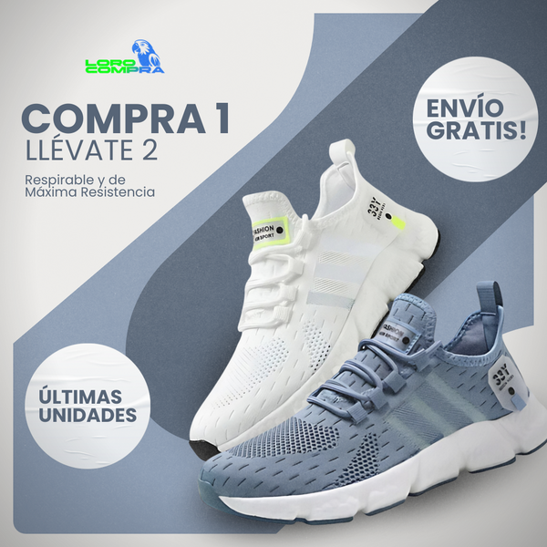 ¡Compre 2 por el precio de 1! ¡Eleva tu Rendimiento con Nuestras Nuevas Zapatillas Deportivas! Transpirable y Máxima Resistencia