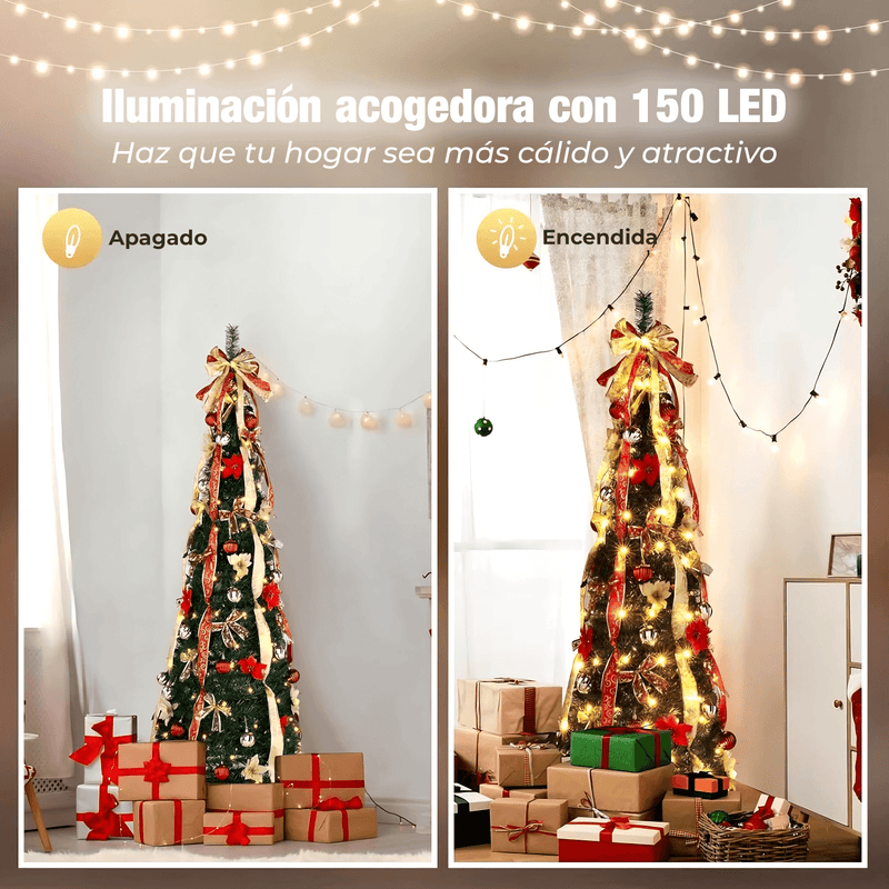 Árbol de Navidad retráctil (30 segundos)